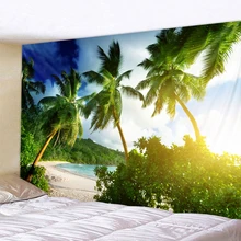 Coconut Tree In The Sunset Decor Psychedelic Tapestry Wall Hanging Indian Mandala Tapestry Hippie Tapestry Boho Wall Cloth Coconut Tree In The Sunset Decor Psychedelic Tapestry Wall Hanging Indian Mandala Tapestry Hippie Tapestry Boho Wall Cloth
