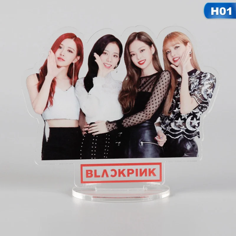 K-pop Star BLACKPINK GOT7 TXT дважды бродячая детская фигурка на акриловой подставке коллекция подарочных канцелярских принадлежностей - Цвет: 01