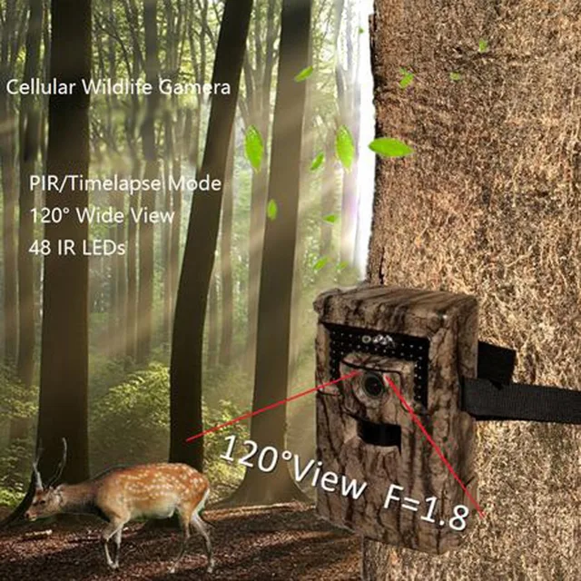 Cheap Original Infrared Hunting Camera 1080P full HD 120 Degree Wide Lens Wireless Trail Forest Hunting MMS GPRS Camera 