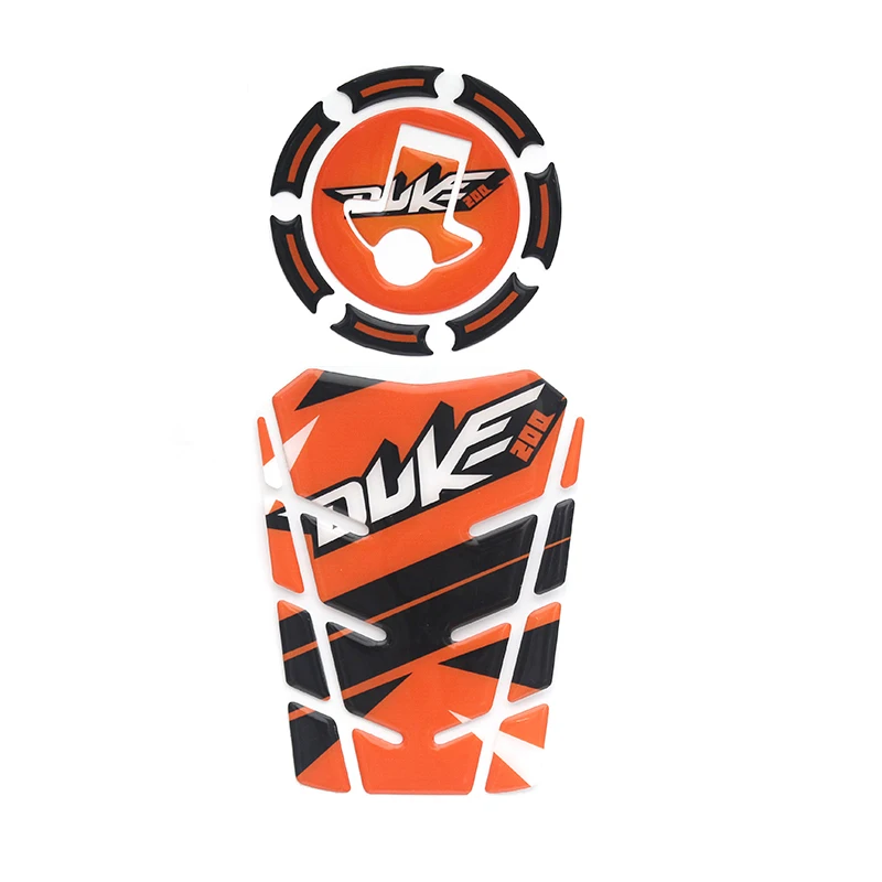 

3D ADESIVI Sticker Decal Emblem Protection Tank Pad Cas Cap Fit FOR KTM DUKE 200 DUKE200