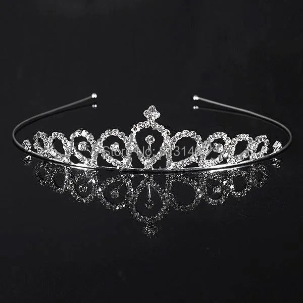 Wholesale guaranteed 100 children birthady tiara special Silver Plated