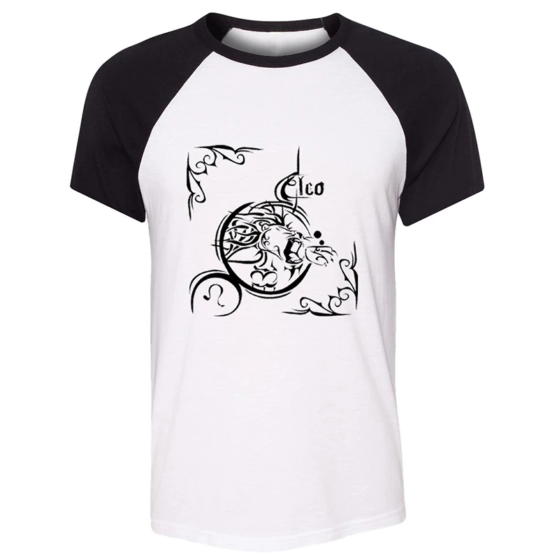 Virgo Scorpio Tribal Libra Constellation Leo Дизайнерская мужская футболка с принтом для парней