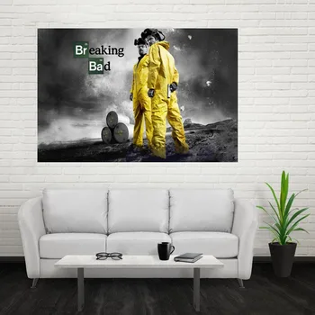 

Nice New Breaking Bad 02 Poster Custom Canvas Poster Art Home Decoration Cloth Fabric Wall Poster Print Silk Fabric Print