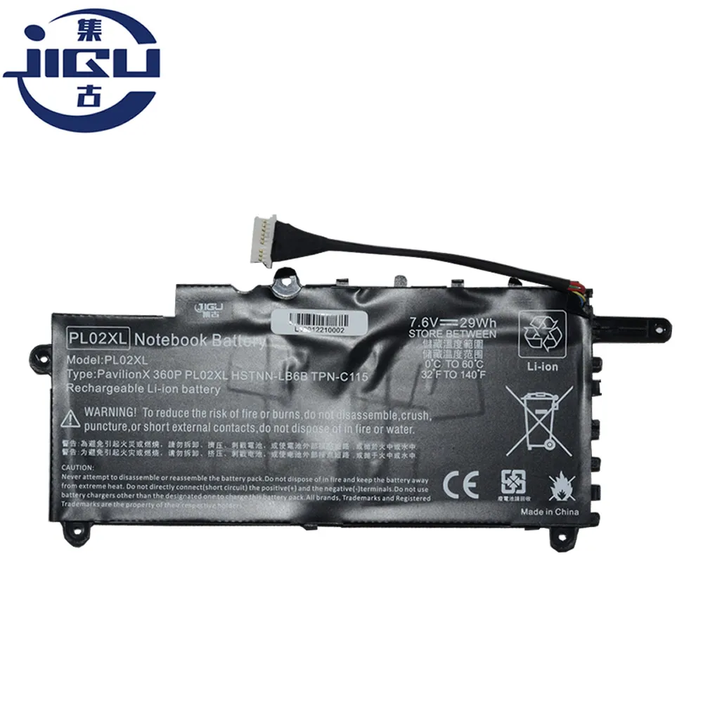 

JIGU Replacement Battery HSTNN-DB6B HSTNN-LB6B PL02029XL PL02XL TPN-C115 For HP For Pavilion 11 X360 SERIES 11-n009tu X360