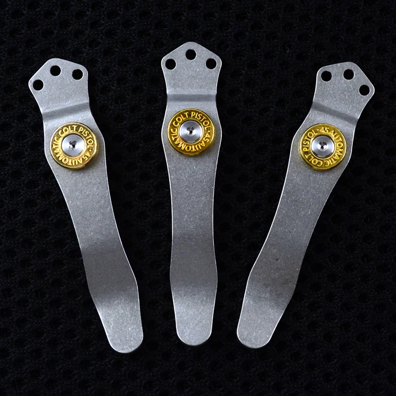 EDC Knife Belt Clip Knife Button Pocket Clip Material TC4 Titanium