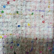 Окрашенная твидовая ткань 4 цвета с пластиной сотканная цена за см 3 м 150 см шириной