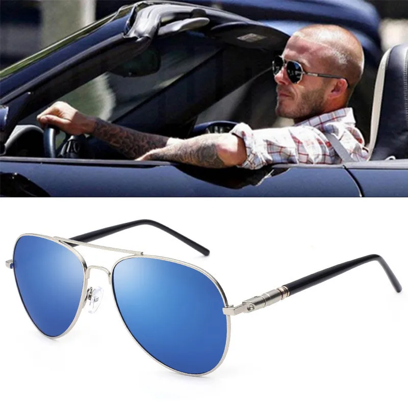 Мужские поляризованные солнцезащитные очки, классические зеркальные солнечные очки Tomb, женские квадратные коробки, покрытые внутри, для водителей