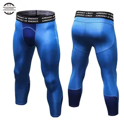 Yuerlian тренажерный зал 3/4 Леггинсы для женщин новый компрессионное Спортивное трико спортивные штаны для мужчин бег мотобрюки