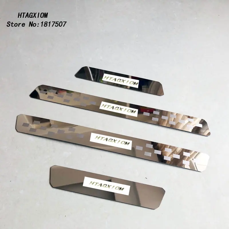 

Door Sill Protector Strip for Citroen C3 Aircross 2017 2018 Stainless Trim Car Styling Sticker Accessories 4 Pcs