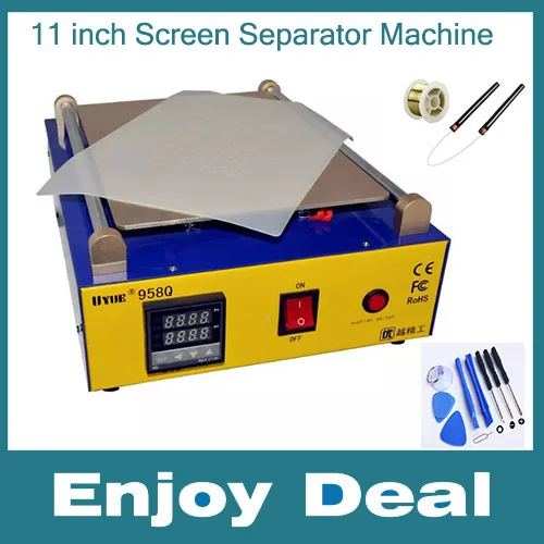  NEW 800W 11 inch for iPad 2 Glass Vacuum LCD Separator Split Screen Repair Machine for Samsung Tablet PC With EU plug 