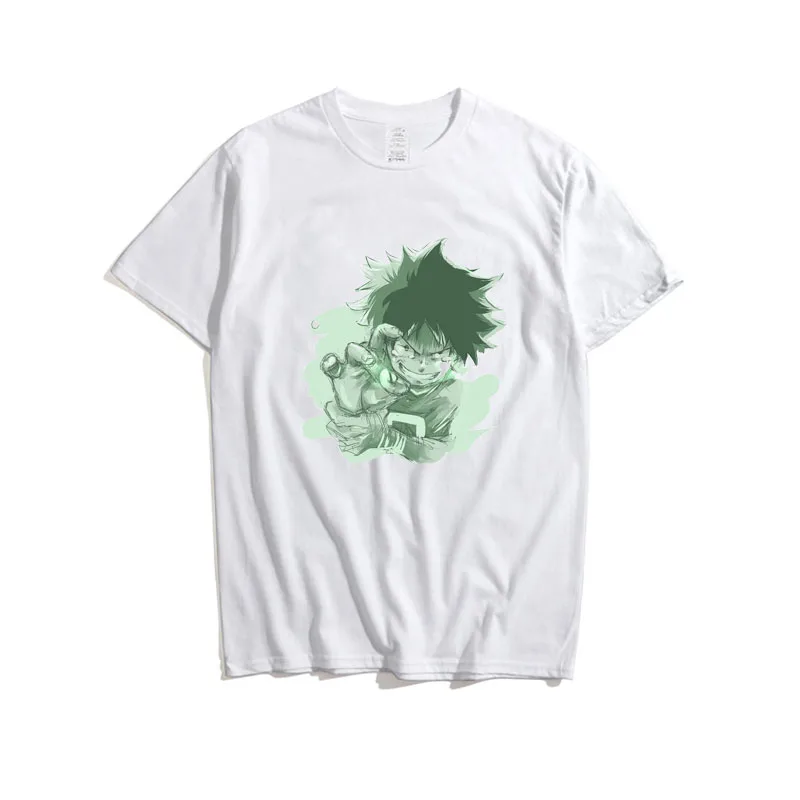 Cosroad Boku No My Hero Academia Midoriya Izuku One for All T Shirt Men Cotton Summer T-shirts1 (12)