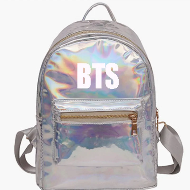 

kids mini backpack girl bagpack women schoolbag leder rucksack damen holographic bag bts mochila fashion mulher blackpink escola