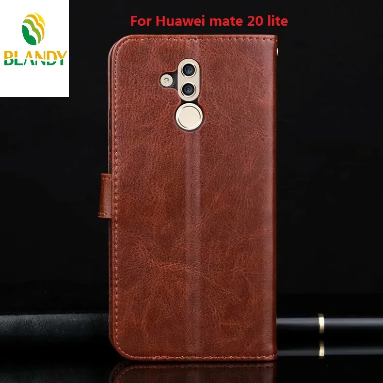 50 шт./лот для Huawei mate 20 pro Crazy Horse кожаный чехол бумажник телефона lite 20X honor