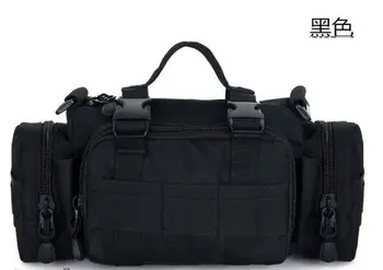 

Upgrade to strengthen 3P tactical pockets outdoor riding camouflage nylon camera bag shoulder diagonal bag