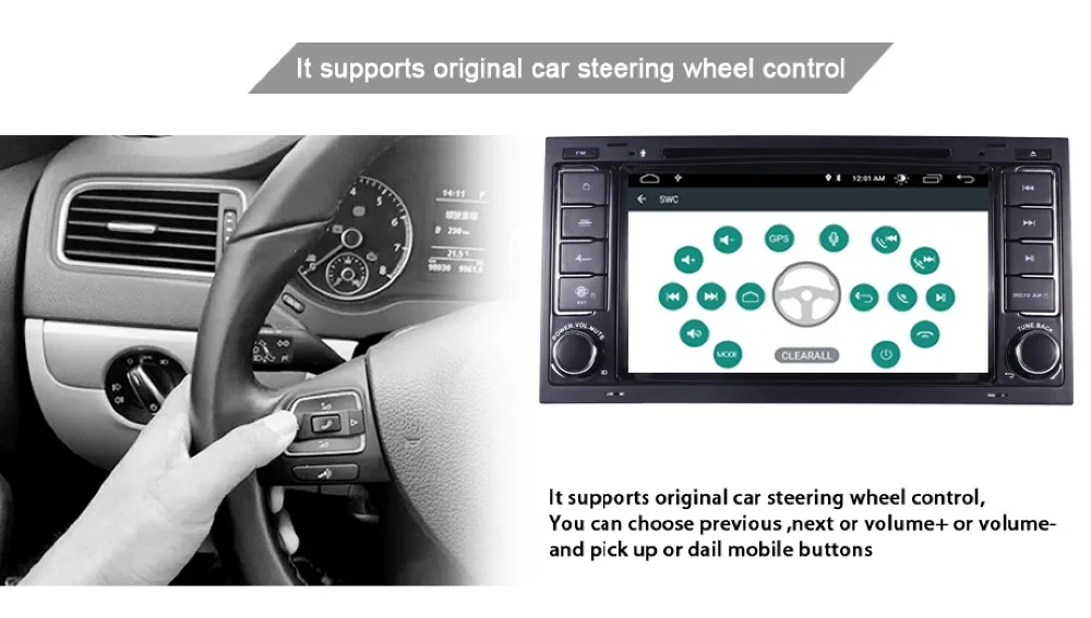 Perfect 7"HD IPS Android 9.0 Car GPS navigation for Volkswagen Touareg T5 Transporter Multivan wifi 3g bluetooth Radio stereo multimedia 7 Perfect 7"HD IPS Android 9.0 Car GPS navigation for Volkswagen Touareg T5 Transporter Multivan wifi 3g bluetooth Radio stereo multimedia 7