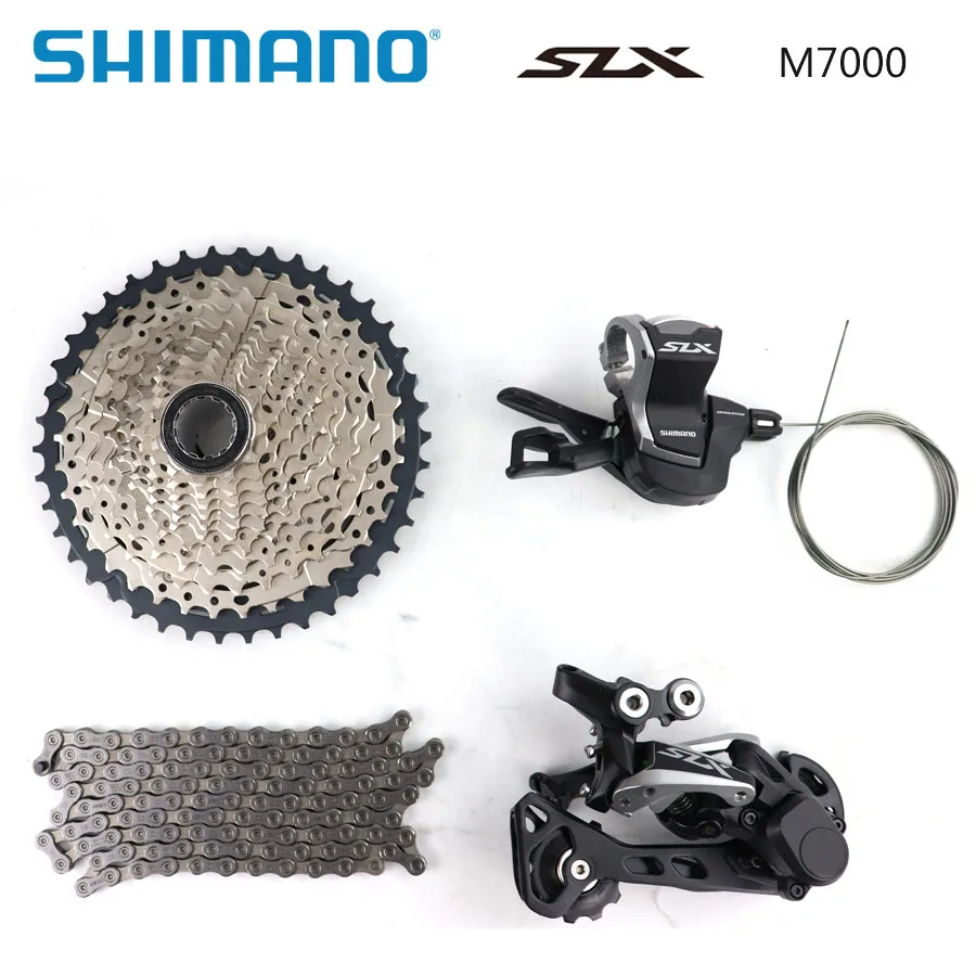 Shimano SLX M7000 4pcs Groupset 11-42T 11-46T Cassette Derailleur Shifter Chain