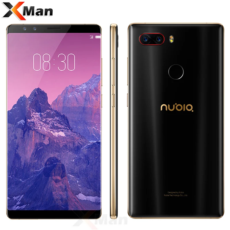 Нубия Z17S Z17 S Полный Экран 4G LTE смартфон 6/8G RAM 64/128G ROM Octa Core 5 73 дюйма 1080 P двойной сзади