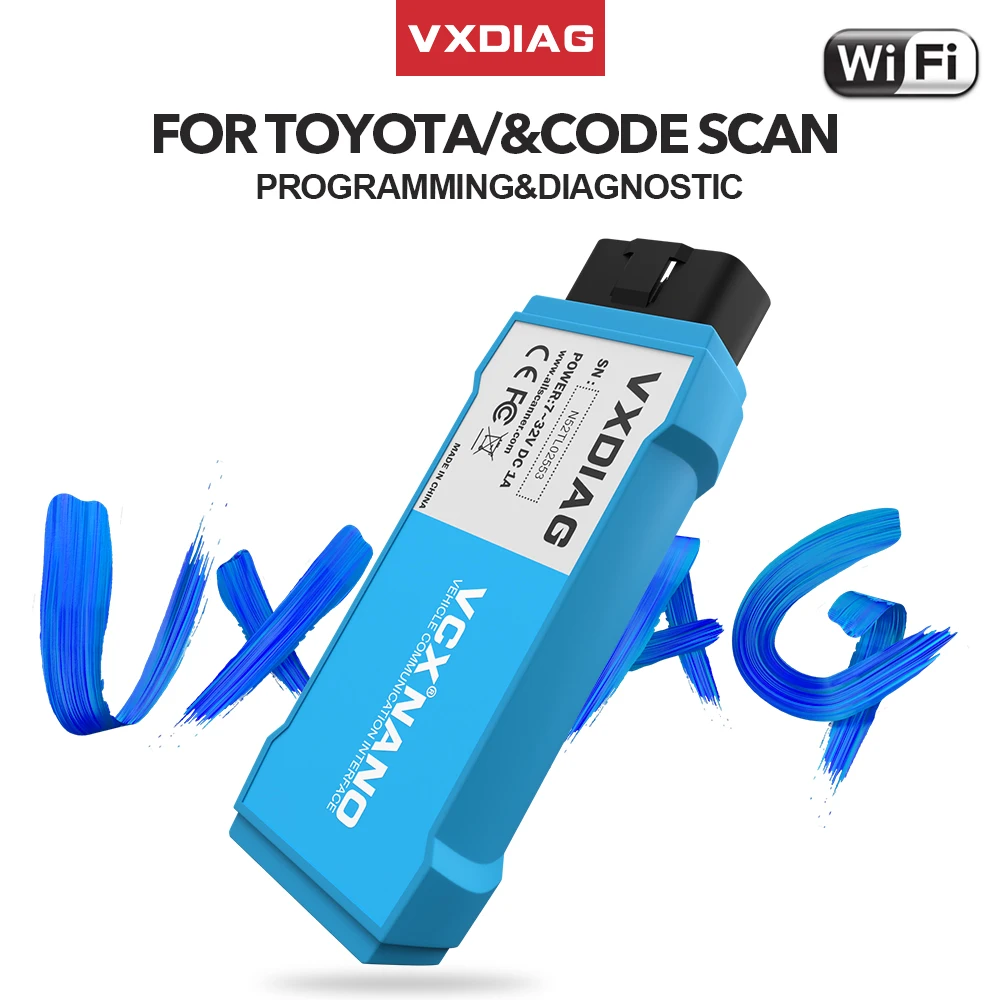 VXDIAG Mini VCI J2534 Diagnostic tool For Toyota it3 TIS V15 WIFI auto diagnostic scanner VCX NANO For Lexus OBD2 Car tools