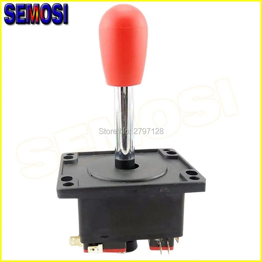

DIY Game Arcade Joystick 8 Way Spanish Style Fighting Stick with 4 Microswith for Game Part Replacement