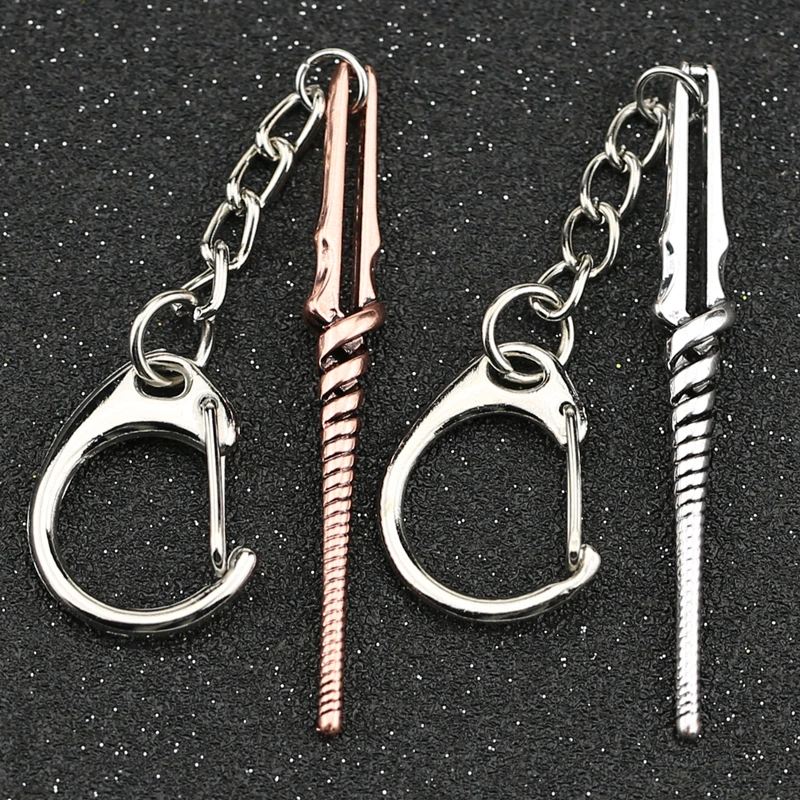 

Neon Genesis Evangelion EVA Spear Of Longinus Keychain Weapon Christ Jesus Silver Keyring Key Chain Ring Anime Jewelry Wholesale