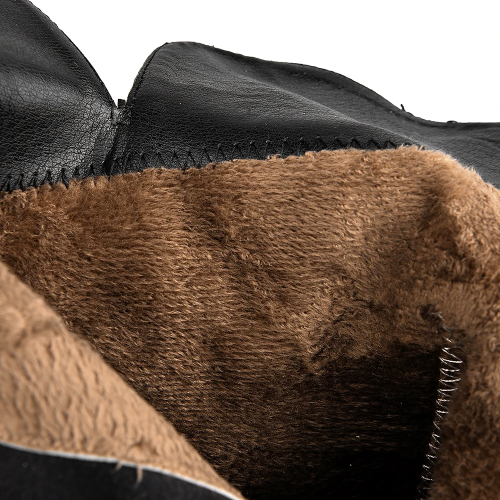 Cuero amarillo Piel Negro Genuino Martin Aiweiyi Marrón De Botas Encaje Invierno Vaca Negro 2018 Tobillo Mujer Caliente xaffIFYw1q