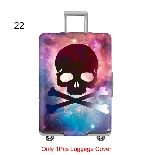 Защитный чехол для багажа BUCHNIK, эластичный тканевый чехол для багажа, пылезащитный чехол, Защитный упаковочный органайзер, аксессуары для путешествий - Цвет: 22 Luggage Cover