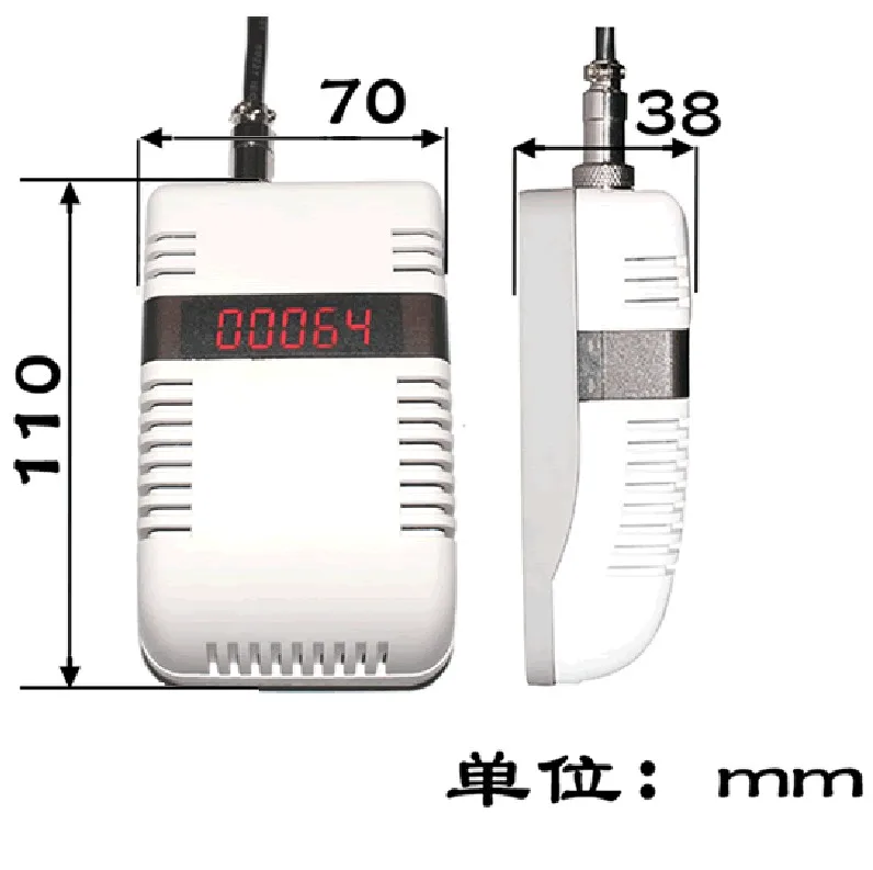 Цифровой PM2.5 датчик с RS485 связи DC 6-24 В воздуха пыль 0.0-999.9 мкг/m3 PM2.5 детектор