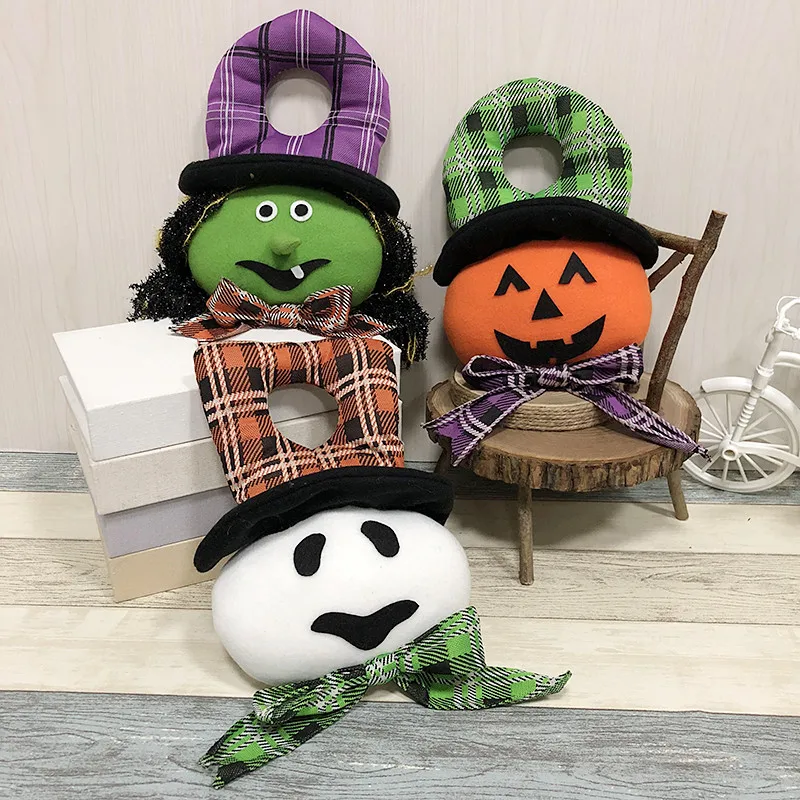 

Plush Pumpkin Girl Dolls 27*17CM Children Toy Halloween Birthday Gift Home Decoration Hanging Ornaments S*70