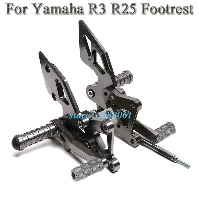 Аксессуары для мотоциклов Yamaha R3 R25 регулируемая задняя подставка ног из