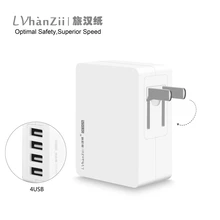 

New Home Travel Universal Mobile Phone Charger 5V 4A 4 USB Wall Chargers US Foldable Plug Adapter For iphone 6 For Galaxy S5 S6