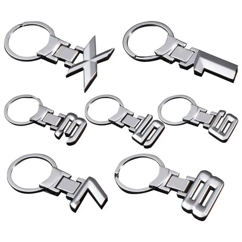 Zinc Alloy Keychain Keyring Pendant Key Holder For Audi BMW Logo 