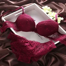 Сексуальное женское вышитое белье нижнее белье набор пуш-ап бюстгальтер с подкладкой+ трусы 9118# Европейское и американское сексуальное кружево Внешняя торговля