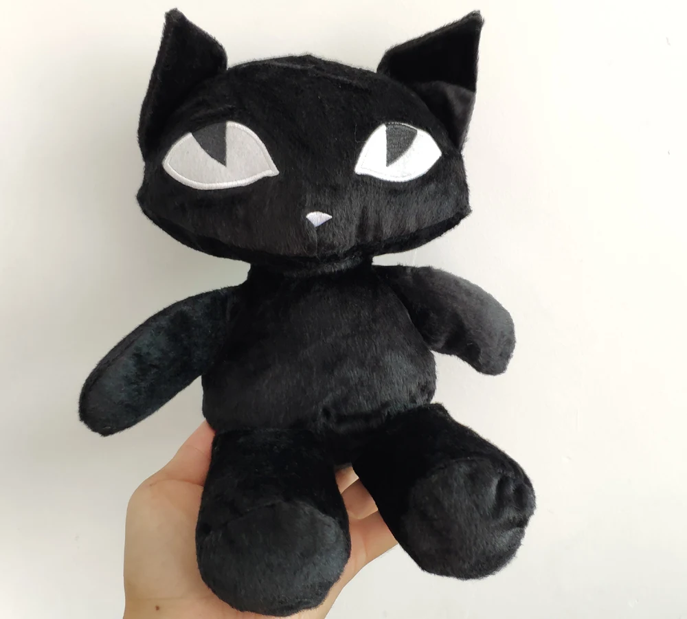 Редкая Emily Strange 12 дюймов мягкая плюшевая игрушка черная кошка Новинка