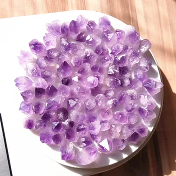

100pcs natural amethyst crystal specimen feng shui minerals wholesale price Christmas
