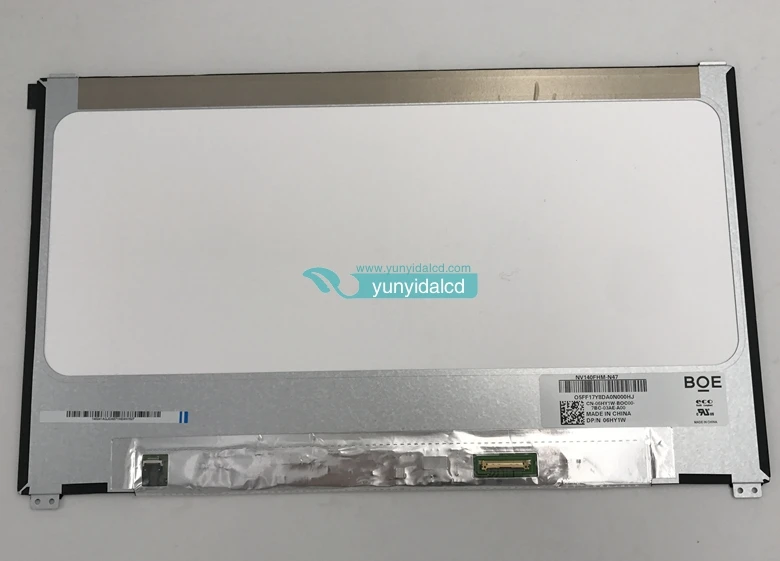 Ноутбук 14 0 &quotсветодиодный Дисплей ЖК-дисплей Экран NV140FHM-N47 NV140FHM N47 P/N 06HY1W 1920X1080 IPS
