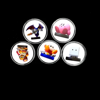

5Pcs/lot Kirby NFC Card Collection Coin Of Amiibo Game Card Star Allies Ntag215 Sticked Tag New Data Include Qbby Box Boy