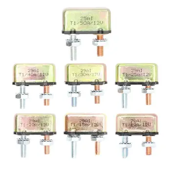 

DC 12V Auto Reset Metal Circuit Breaker 10A/15A/20A/25A/30A/40A/50A Circuit Breaker for Dual Battery Car Solar Boat