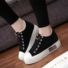 Женские носки кроссовки Толстая парусиновая обувь для студентов