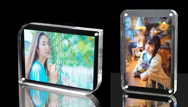 5 Acrylic Magnet Photo Frame Bedroom Decor  (12)