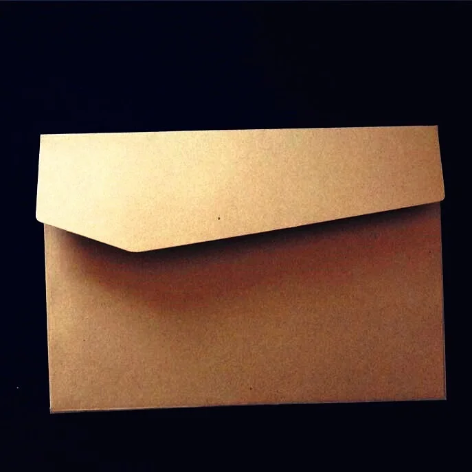 5 шт./лот чистая крафт-бумага конверт для свадебной вечеринки Messaage открытка сумка карты Ретро красные конверты - Цвет: A style