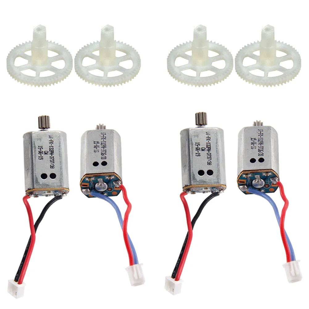 

Orginal Syma X8C X8W X8G 4pcs Main Gear +4pcs Main Motors Spare Replacement Repair Parts for RC Quadcopter Syma X8 Series