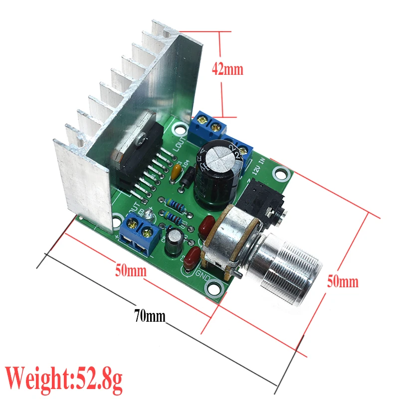 TDA7297 аудио усилитель плата модуль двухканальный части для DIY Kit двухканальный 15 Вт+ 15 Вт Цифровой усилитель