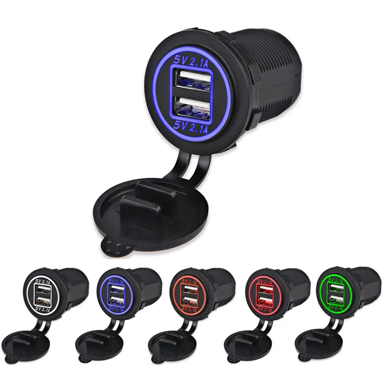 USB адаптер для автомобильного прикуривателя 4 1 А автомобильное зарядное