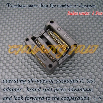 

OTS-28-1.27-04 SOP28/SOIC28 IC Test Socket / Programmer Adapter / Burn-in Socket 1.27mm Pitch(300mil)