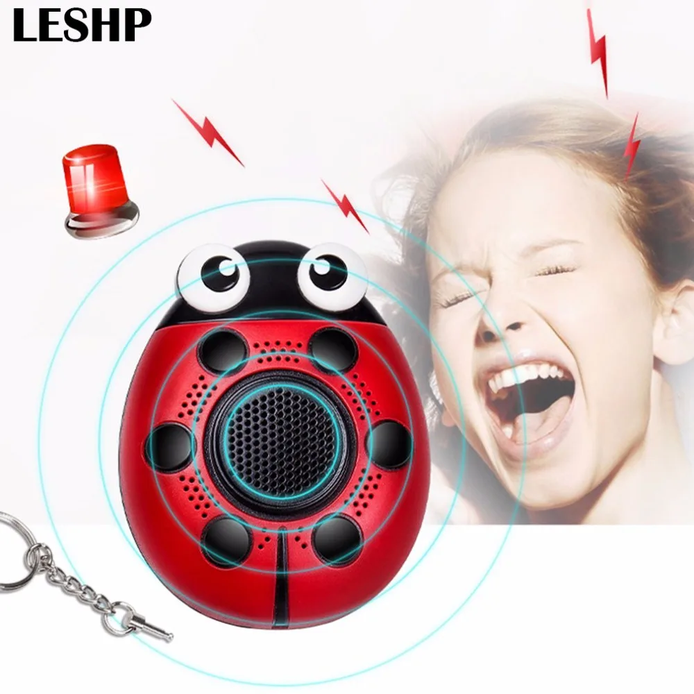 

130db Anti-Attack Alarm Personal Loud Self Defense Alarm Keychain with Loudspeaker & SOS Lighting for Outdoor Safety Girl Women