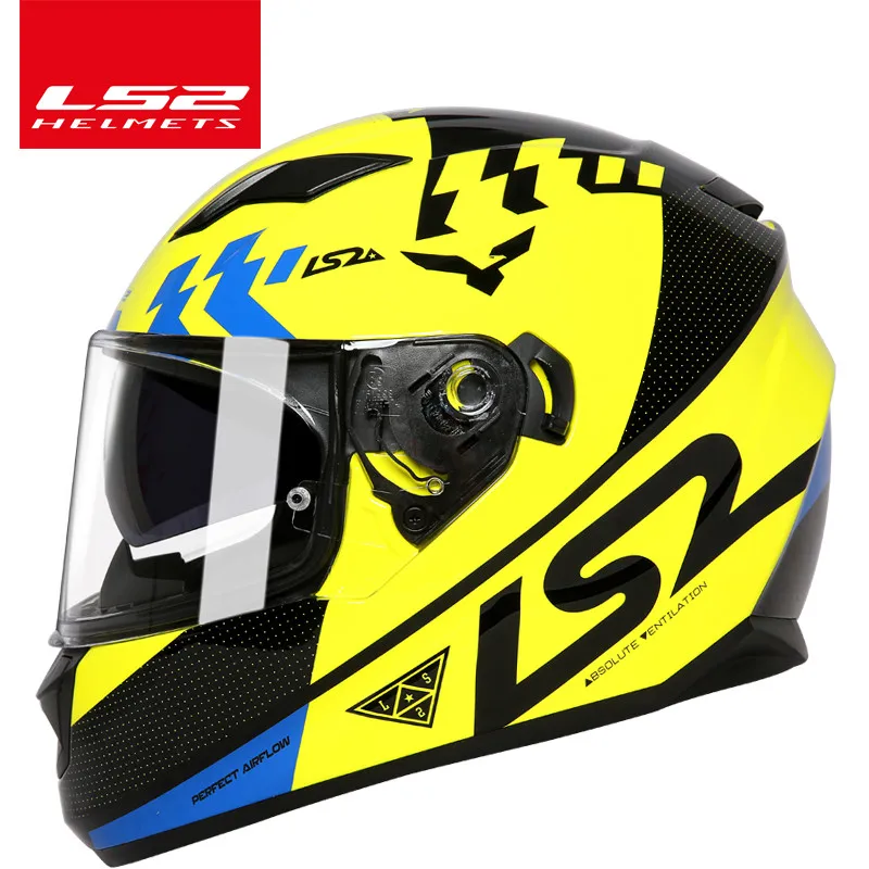 

LS2 Global Store LS2 FF328 Stream motorcycle helmet dual lens helmet built-in sun visor casque moto helmet DOT Approved