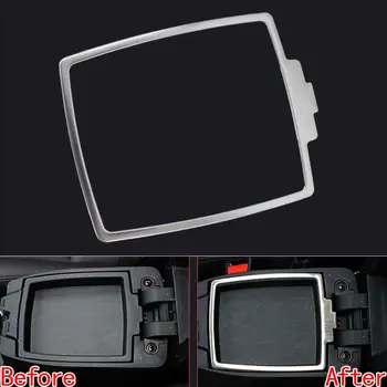 

1Pc Stainless Car Console Armrest storage box Container Trim Sequins Cover Styling Sticker Fit For 2014 Toyota Corolla