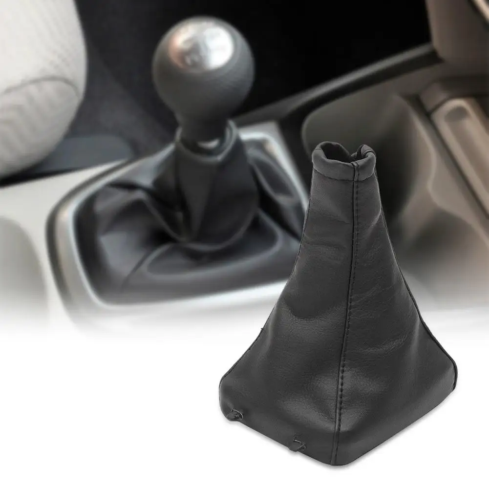 

Car Gear Shift Knob Leather Dust-proof Shifter Gaiter Boot Cover For Vauxhall Opel Astra G Mk4 Coupe 1998-2003 2000-2005 Black