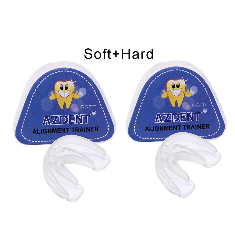 

AZDENT Soft and Hard Tooth Orthodontic Appliance Aligners Trays Teeth Straightener High-tech Dental Transparent Teeth Retainer