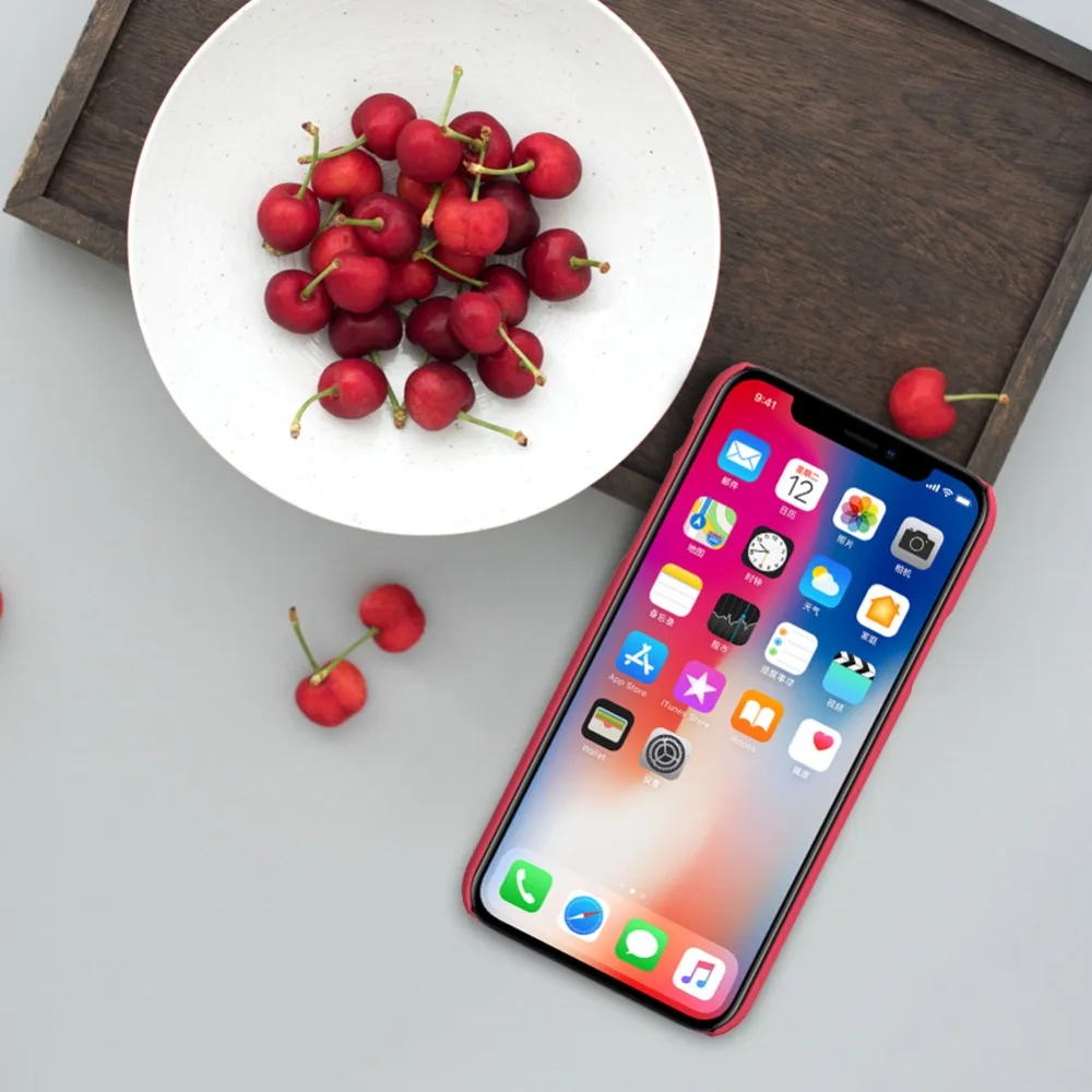 Чехол Nillkin для iPhone X XS 5,8 ''матовый экран жесткая задняя крышка из ПК для iPhone XS чехол